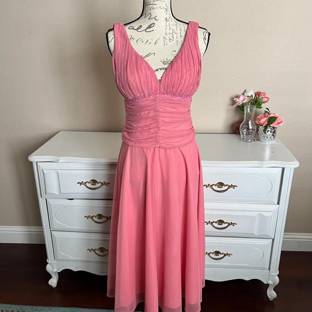 90s midi prom dress